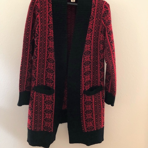 Sz L Bandolino Sweater Duster - Picture 4 of 5